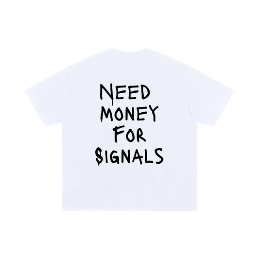 Need Signals Boxed Oversized T - Shirt